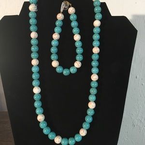 Necklace with bracelet